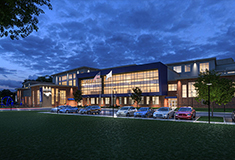 Brennan Consulting performs construction layout and survey services for Coakley Middle School with W.T. Rich and Ai3 